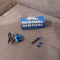  vari accessori blu per moto