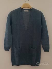 Maglia Stefanel. Nuova. Blu-Grigio. Taglia XS