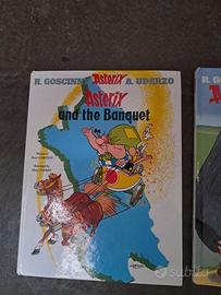2 libri fumetti Asterix in lingua inglese.