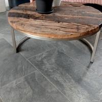 tavolino in legno di botte