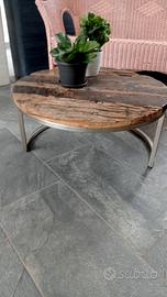 tavolino in legno di botte