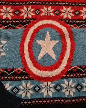 Ragazzo Natale MARVEL Captain America Maglione