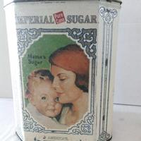 Imperial Cane Sugar  scatola in latta Originale an