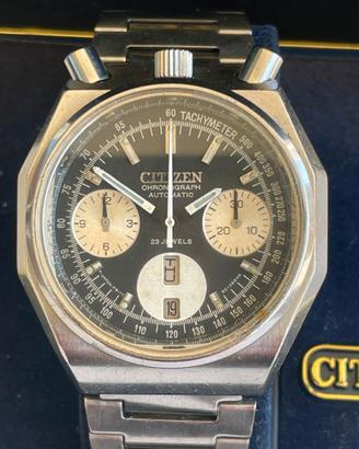 Citizen 67-9356 Bullhead Octagon Panda Nero