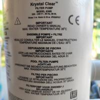 pompa e  filtri intex