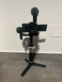 Sony ZV-E10 + 11mm + Mic ECM-B10 + Weebill 3E