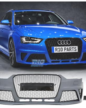 PARAURTI ANTERIORE AUDI A4 B8 11-15 LOOK RS GRIGLI