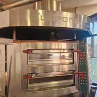 Forno pizza a due camere
