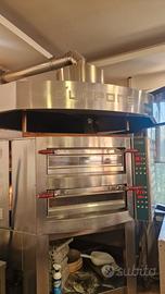 Forno pizza a due camere