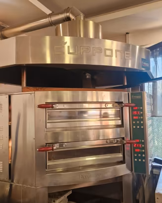 Forno pizza a due camere