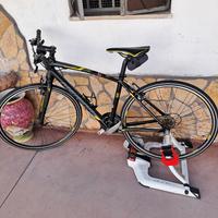 bicicletta con rullo