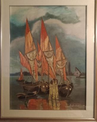 Quadro Barche Venezia