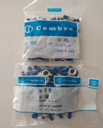 Lotto 200 Capicorda ad Occhiello Cembre (M6, M8) 