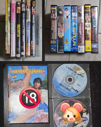 lotto17 dvd e vhs hard,si spedizione 