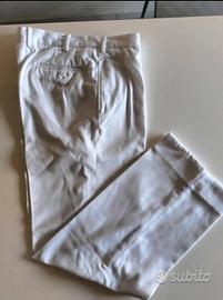 Pantaloni tg50-52 SEB divisa estiva bianca marina
