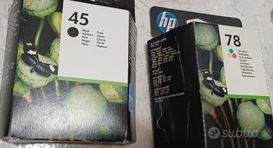 cartucce HP45 e HP78