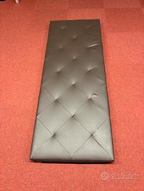 Testiera letto in ecopelle trapuntata