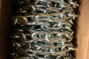 Catena Genovese Zincata 7mm x 50 metri NUOVA