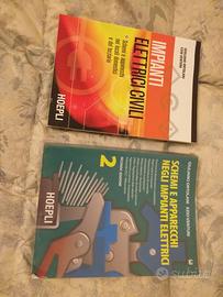2 Libri Impianti Elettrici Hoepli