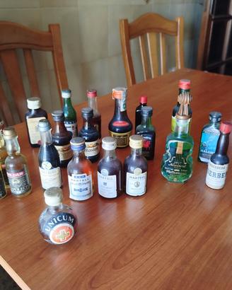 Bottiglie liquore mignon 