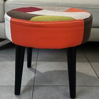 Sgabello rotondo  patchwork