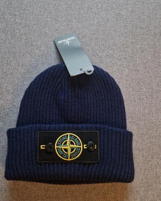berretto stone island blue taglia unica 