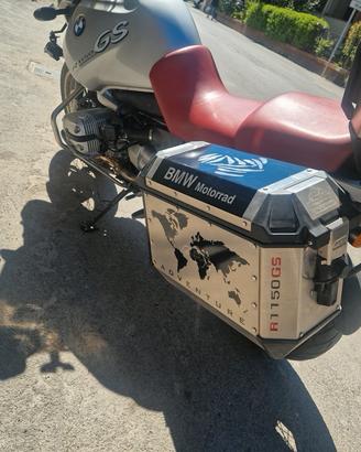 valigie givi Alaska con telai per bmw r 1150 gs