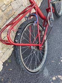 BICICLETTA GRAZIELLA ROSSO FIAMMANTE