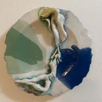 Piatto artistico firma ceramica Albisola La Danza