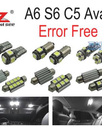 KIT 26 LAMPADE LED INTERNE PER AUDI A6 S6 C5 AVANT