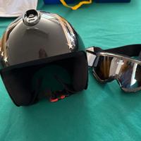 Casco occhiali