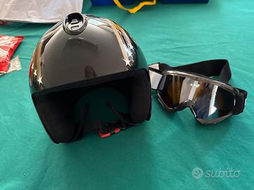 Casco occhiali