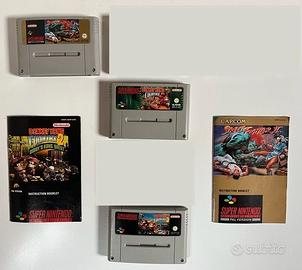 Set giochi Super Nintendo DonkeyKong