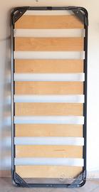 Letto singolo con materasso ortopedico