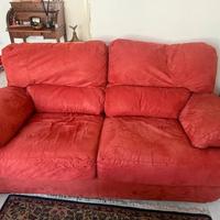 2 Divani in alcantara colore rosso