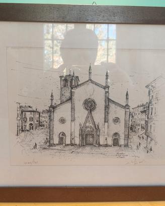 4 serigrafie incorniciate Pinerolo, Inv. Prali TO