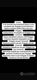 Ricambi per piaggio/minarelli