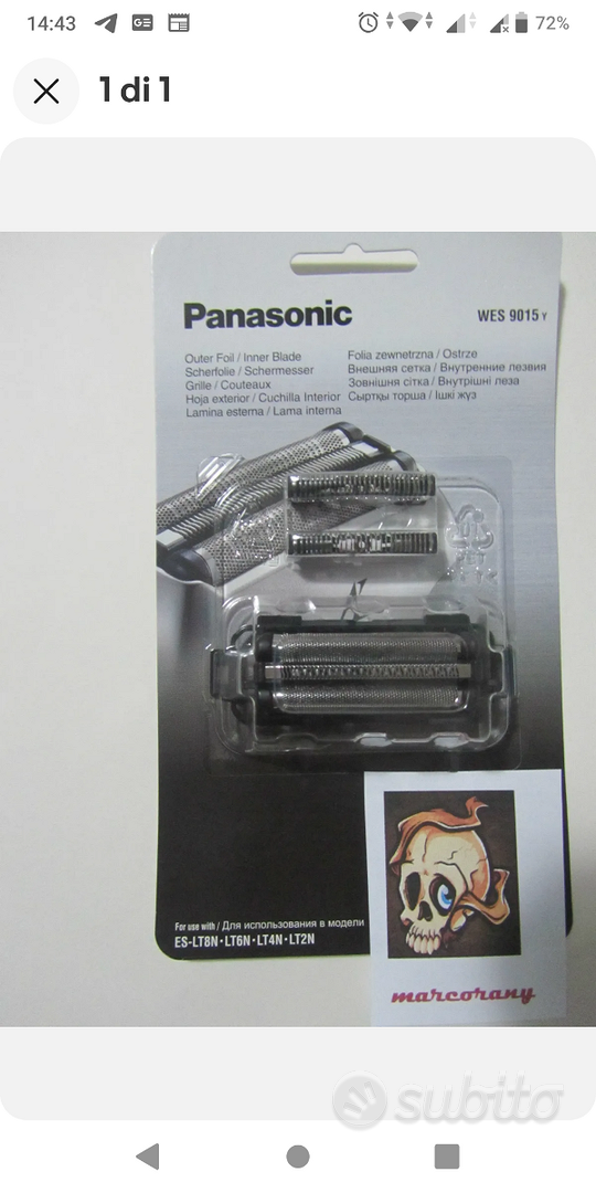 Panasonic Testa di taglio ER-1421/1420 comprare online | baslerbeauty