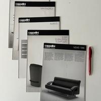 Depliants mobili design CAPPELLINI anni ‘85