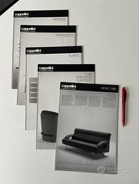 Depliants mobili design CAPPELLINI anni ‘85