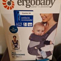 Marsupio ergobaby 360 all positions colore grigio