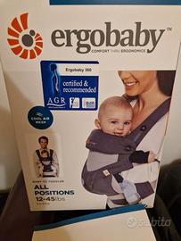Marsupio ergobaby 360 all positions colore grigio