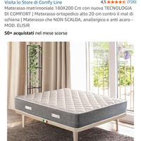 Materasso 180x200 in memory