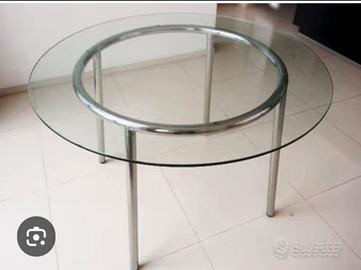 tavolo tondo ikea 105 cm. diametro 