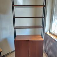 Libreria modulare anni 60