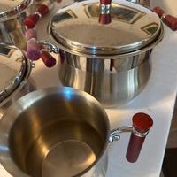 Set pentole acciaio Prandelli 13 pezzi