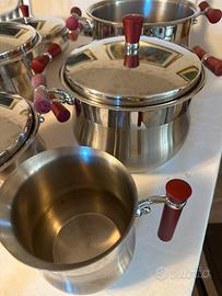 Set pentole acciaio Prandelli 13 pezzi