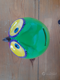 RIBASSO Salvadanaio GUFO PORTAFORTUNA