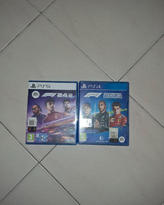 F1 24 ps5 e f1 2021 ps4