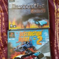 Destruction derby 1 e 2 ps1 pal